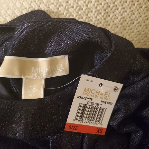 Michael Kors Metallic Flounce Top Size XS - Picture 9 of 11